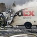 WATCH: FedEx Truck Catches Fire at Aurora Mall, No Injuries Reported